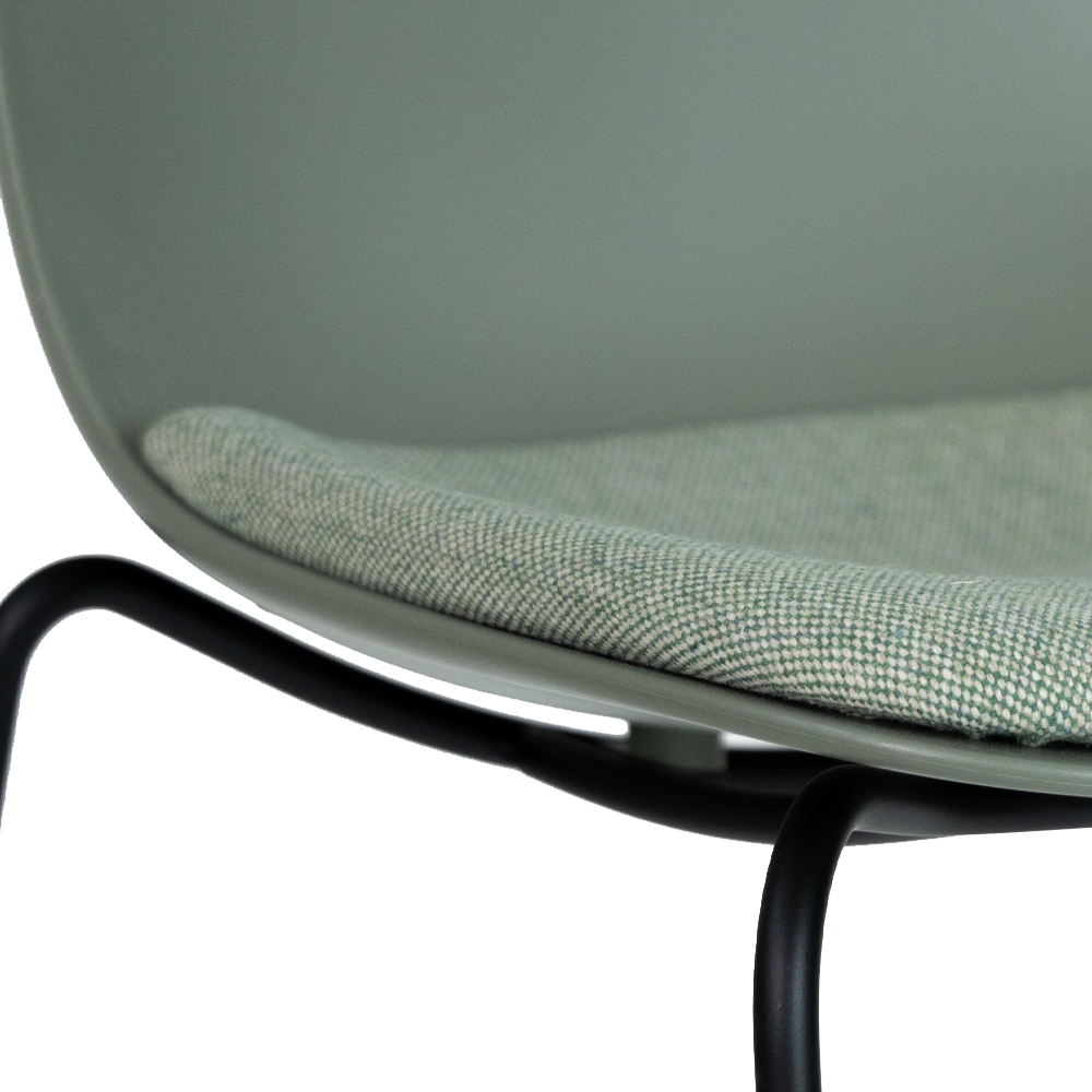 Military Green | Seat Upholstered | Black