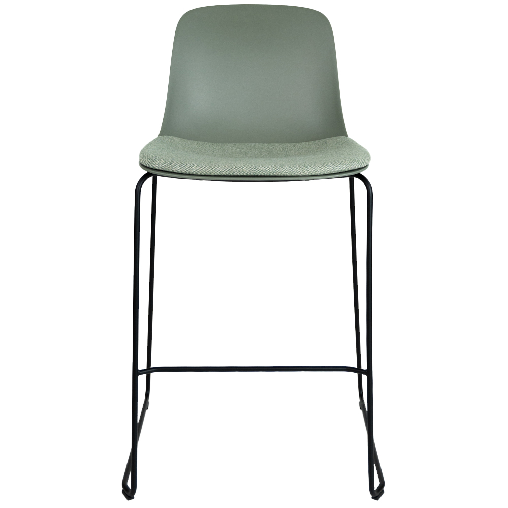 Military Green | Seat Upholstered | Black